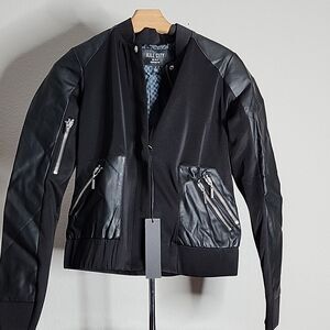 NWT Kill City No. 11-3 Black Bomber Jacket Size Medium